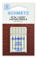 Иглы Schmetz для кожи №100 (5шт)