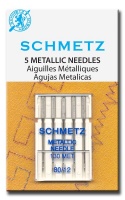 Иглы Schmetz для металлизированных нитей №80 (5шт.)